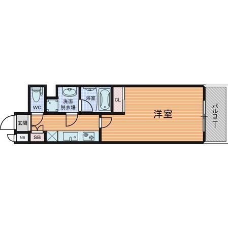 アスヴェル東本町2の物件間取画像